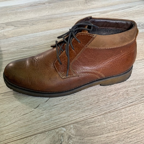 Rare Leather Johnston and Murphy Boots, size 9 1/2 - Picture 10 of 15